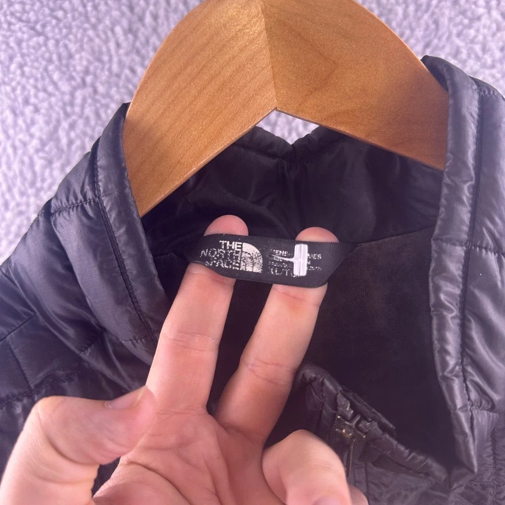 The North Face Mens Thermoball Eco Full Zip Puffer Jacket Black XL